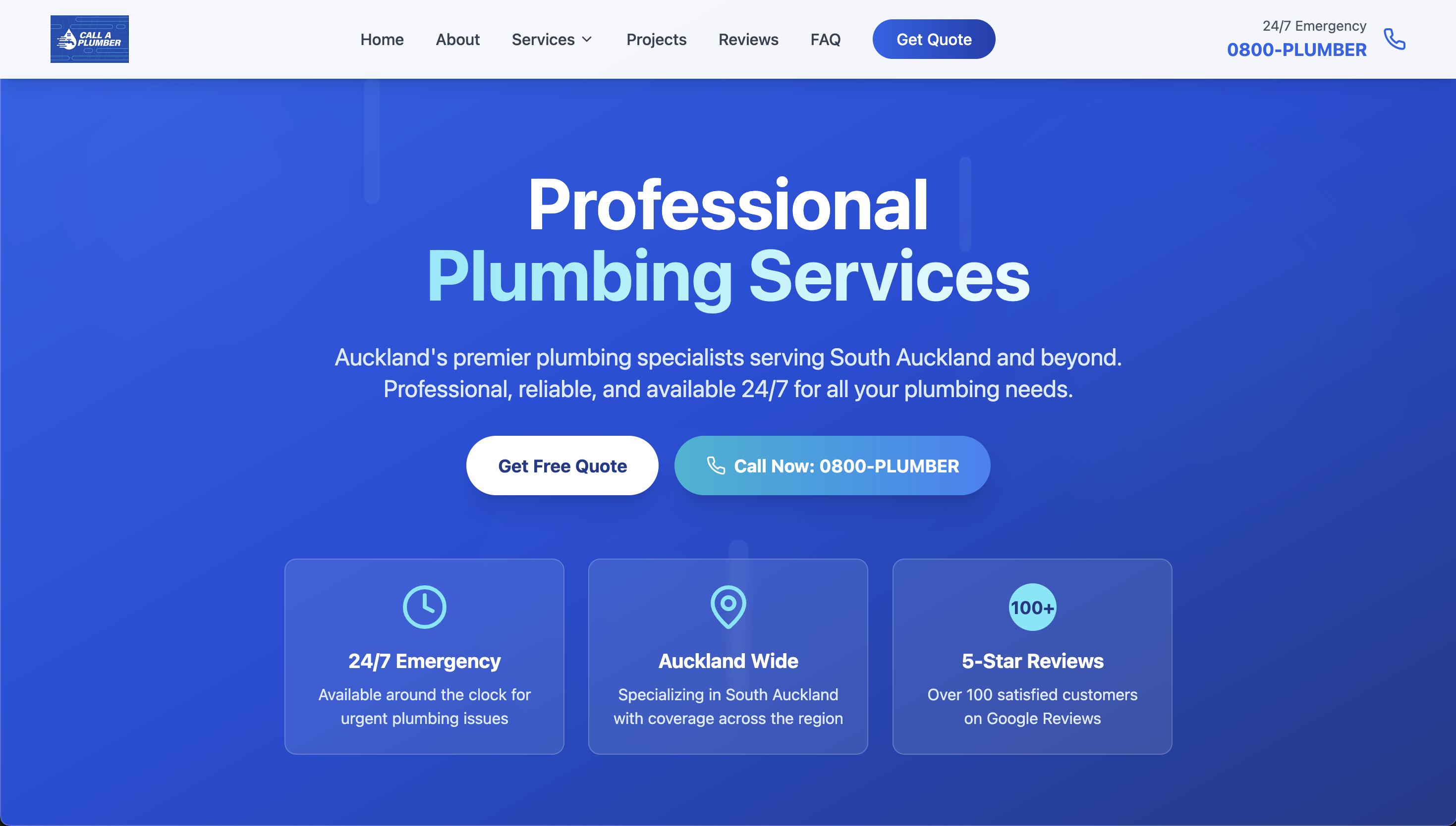 Call A Plumber - Marketing Materials