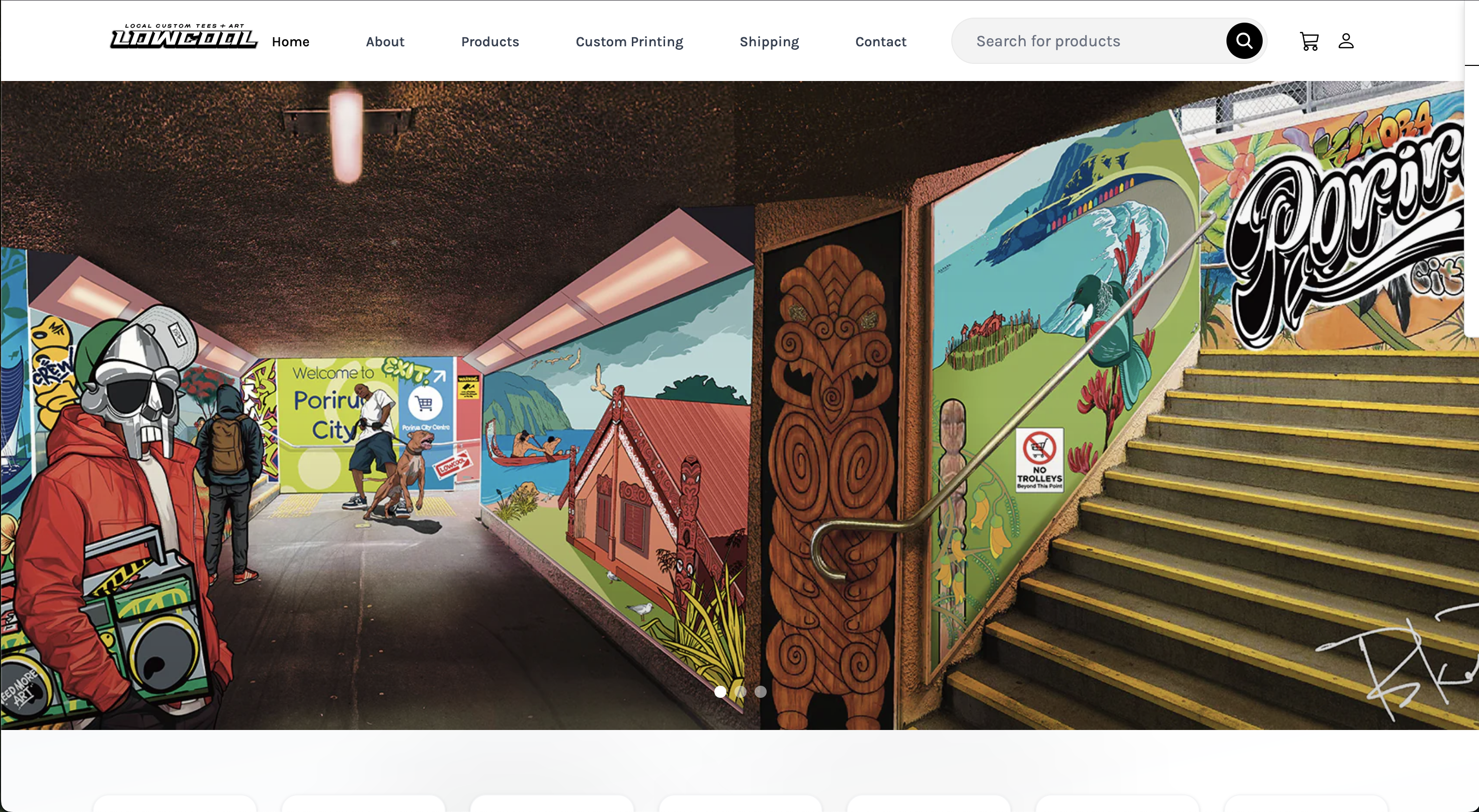 Lowcool - Custom T-Shirt Brand Identity