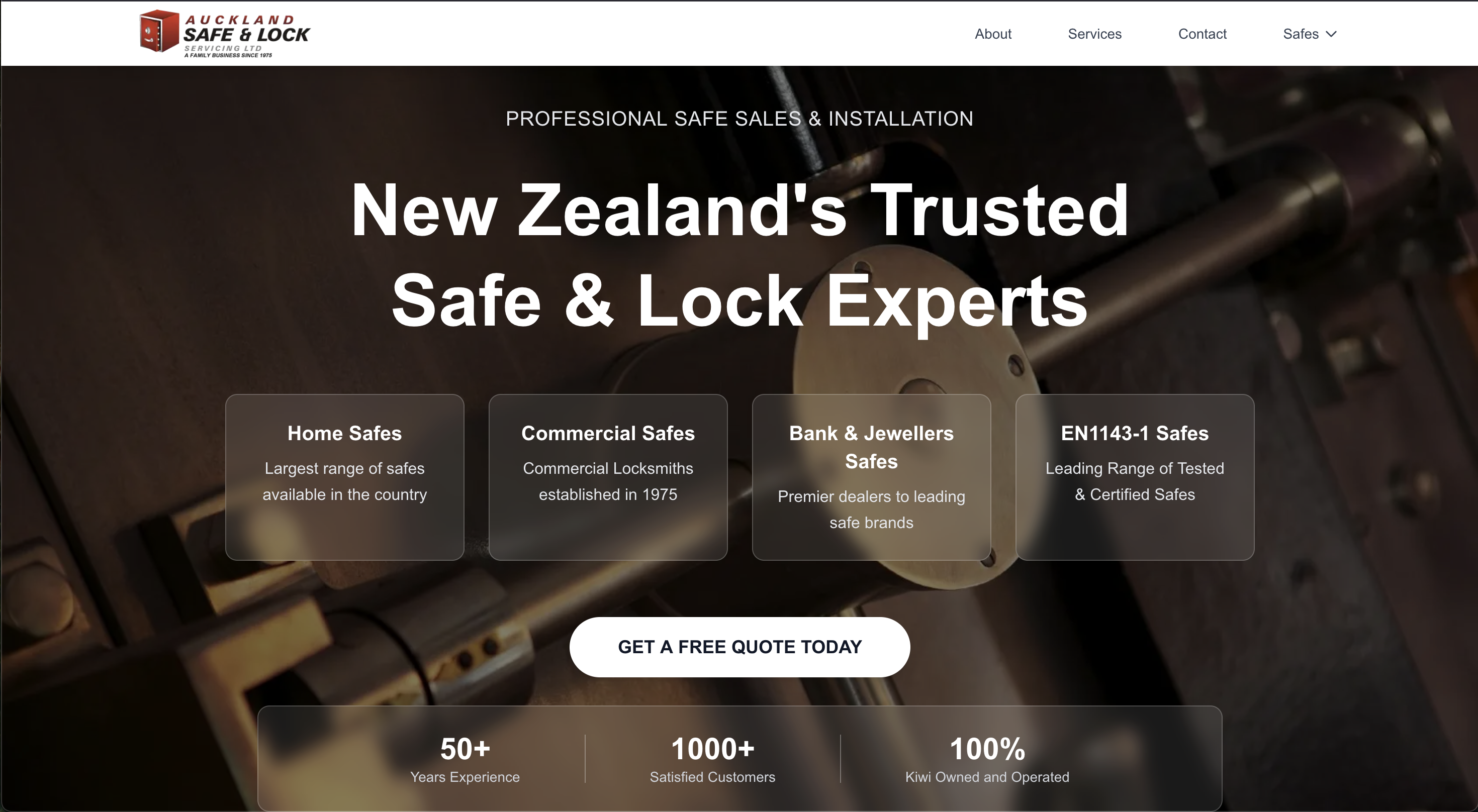 Auckland Safe & Lock - Marketing Collateral